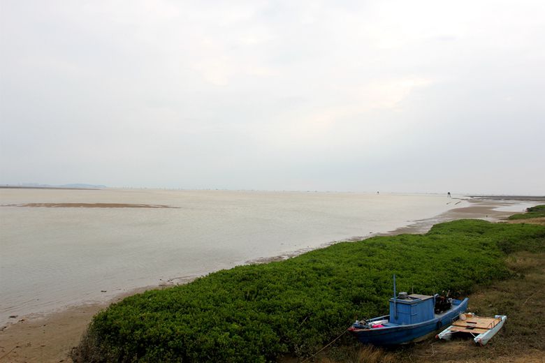 元旦合浦乡镇小游记到西场海边看原生态海景到沙岗游览七星村图