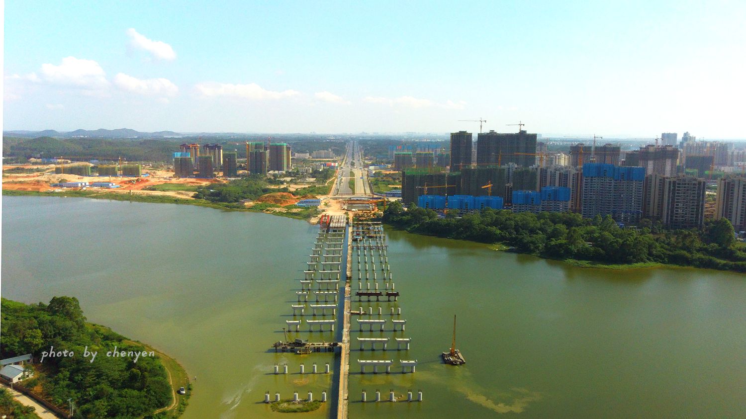 龙门江南岸,合浦未来颜值担当,希望龙门江大桥,龙门江公园能早日完工